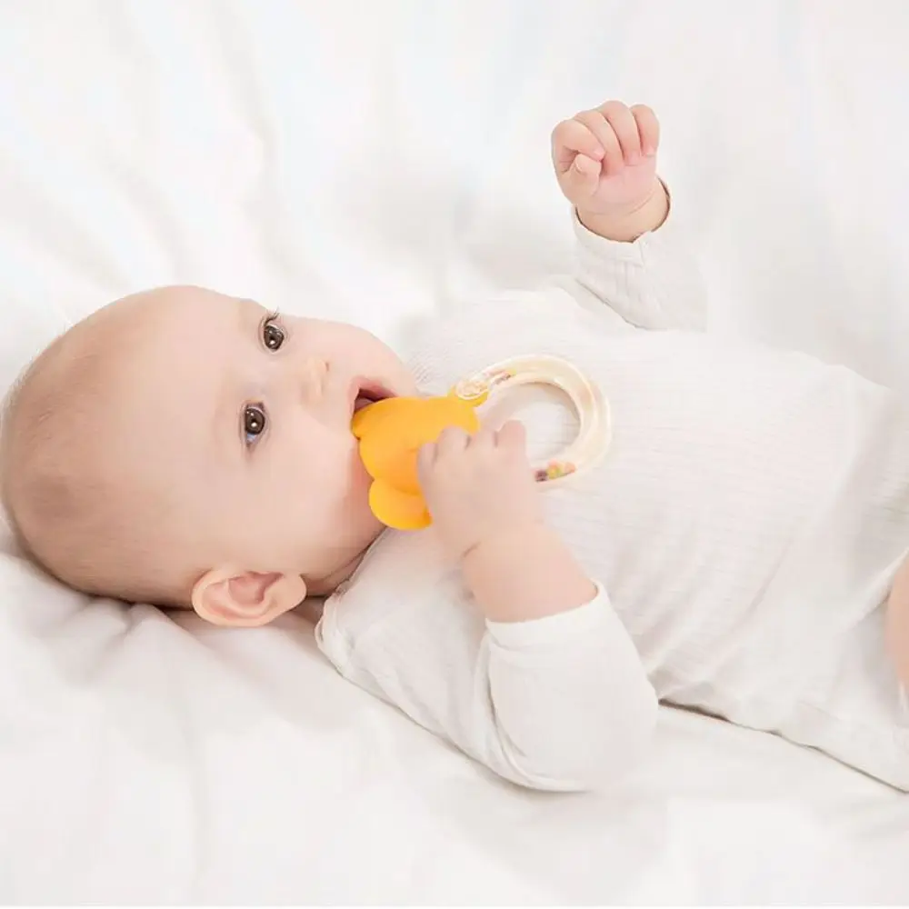 Educatief Baby Hand Rammelaar Speelgoed Rammelaar Geluid Zintuiglijke Ontwikkeling Pasgeboren Rammelaars Hoge Temperatuur Weerstand Grip Training