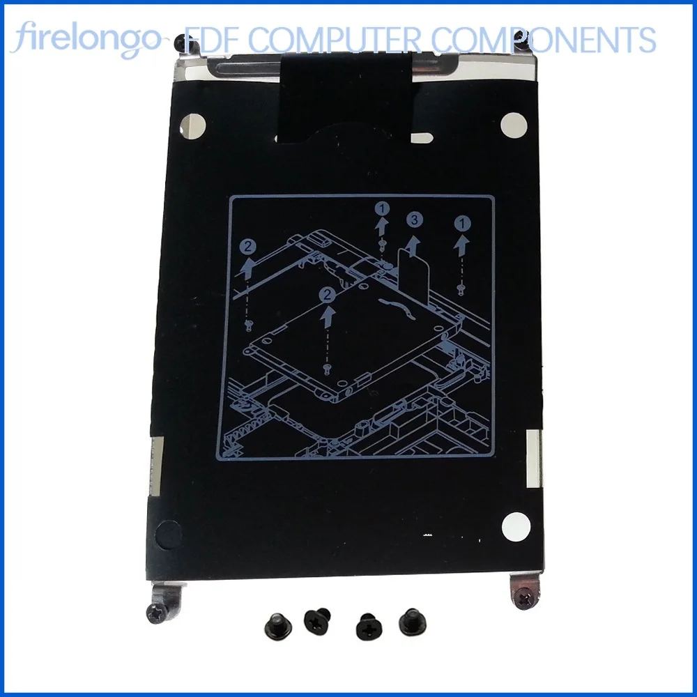 New For HP 2560P 2570P Laptop Hard Drive Caddy Bracket With Screws