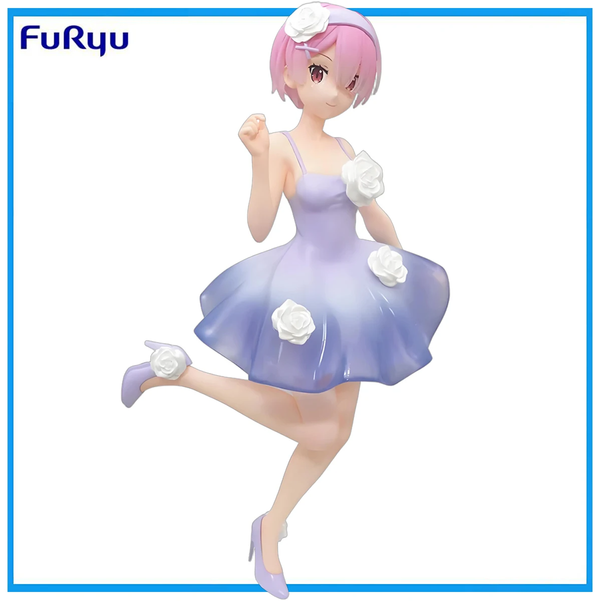 在庫あり-furyu-オリジナル本物の-trio-try-it-フィギュア-re-ゼロから始める異世界生活-ラムフラワースカート-21-センチメートルアニメモデルおもちゃ