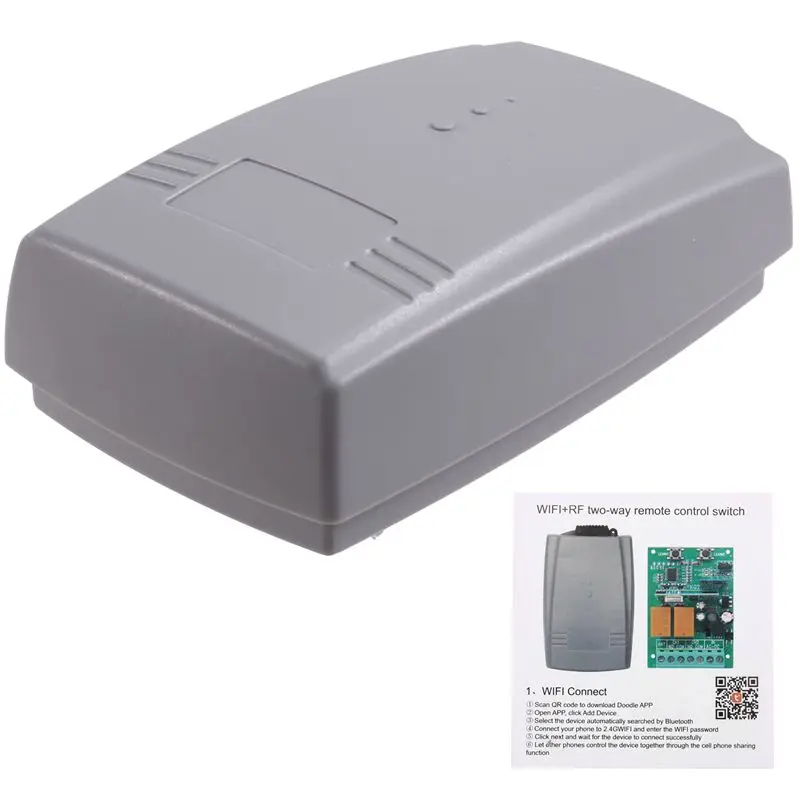 

Умный контроллер Tuya WIFI для гаражных ворот, совместимый с различными брендами, для систем контроля доступа, электрических и гаражных ворот