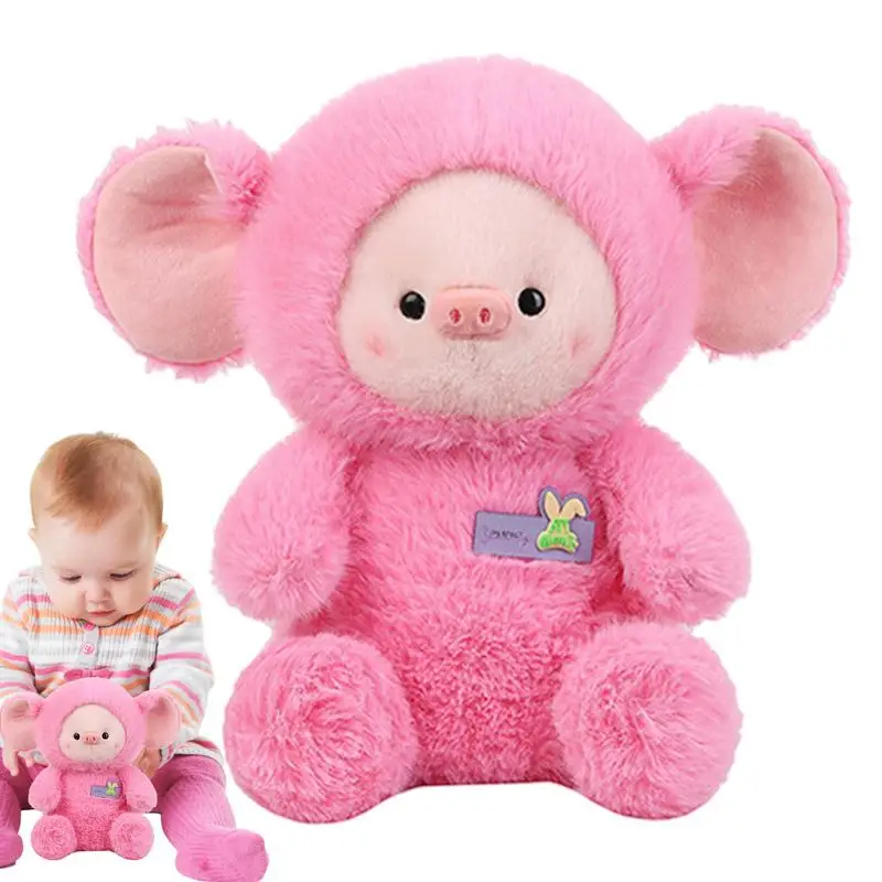 

Плюшевые игрушки с животными, 9,4 дюйма, мягкие игрушки, одетые в виде слона, приятные плюшевые куклы, обнимаемые плюшевые игрушки для детей и