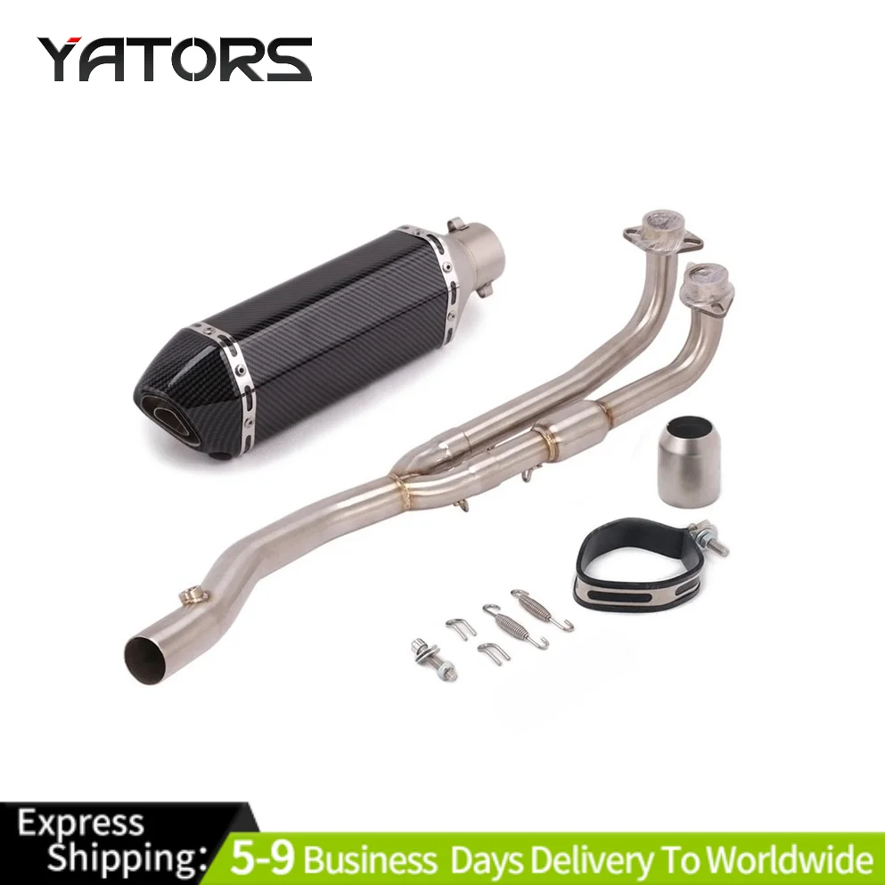

For KYMCO AK550 2017-2021 Modified Exhaust System Front Link Pipe Replace Header Exhausts Pipes