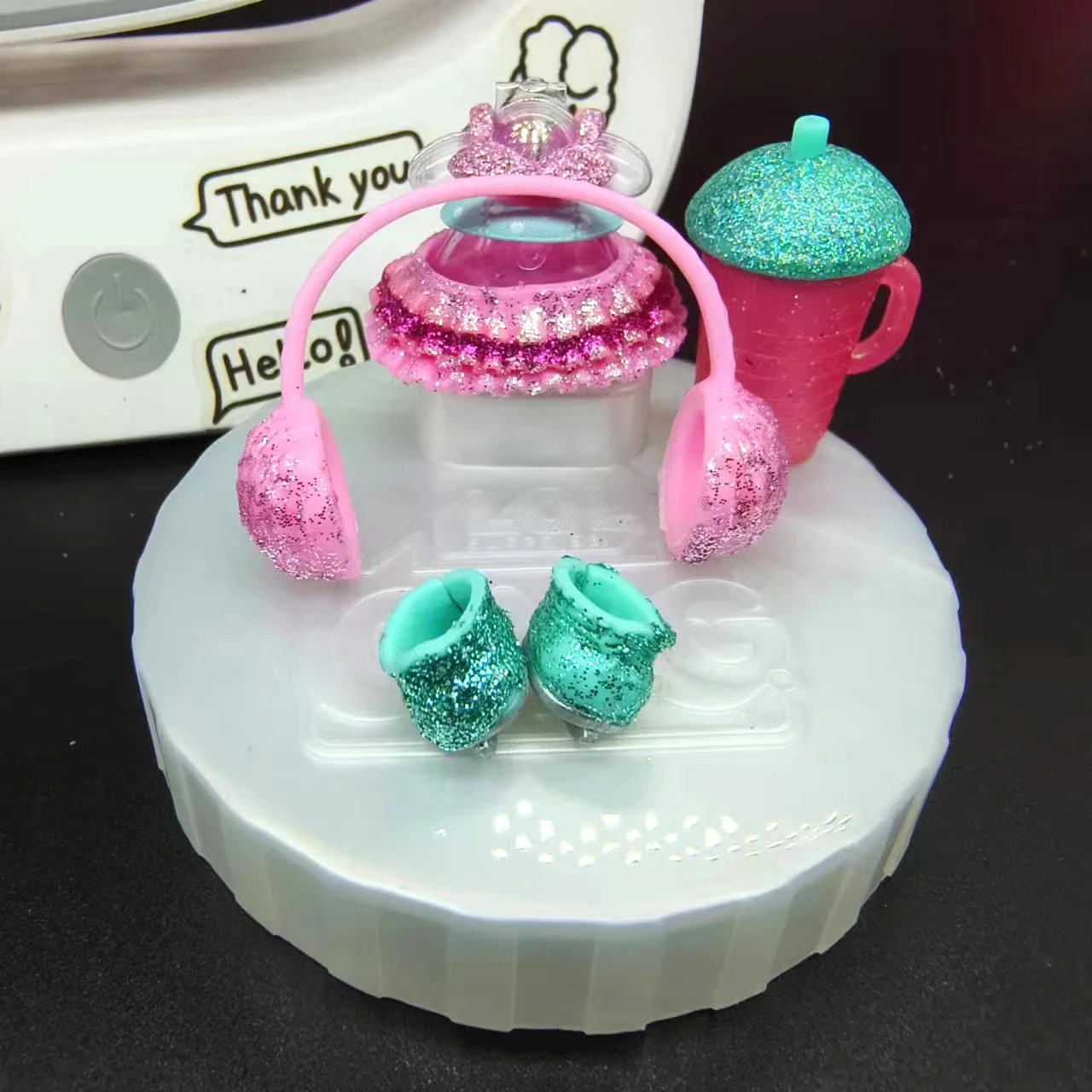 LOL doll accessories set doll doll DIY accessories including doll clothes, shoes, glasses, milk bottle accessories