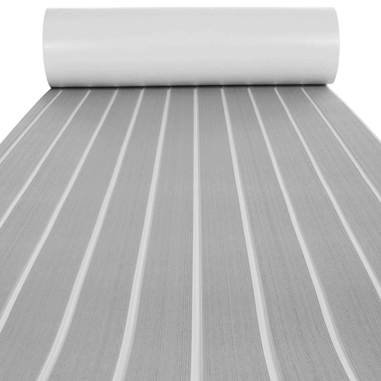 Self-Adhesive Foam Teak Decking EVA Foam Boat Flooring Faux Teak Decking Sheet Accessories Marine Boat Deck Mat 2400x450x6mm