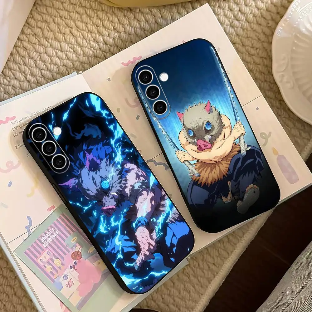 Inosuke Hashibira  Phone Case For Samsung Galaxy A73,A72,A71,A70,A53,A52,A51,Others Soft Black Cover