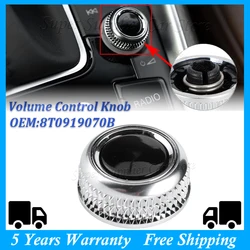 8T091907B For Audi A4 B8 S4 A5 S5 Q5 RS4 RS5 Center Console MMI Multi Media Volume Adjustment Knob Control Panel Button Switch