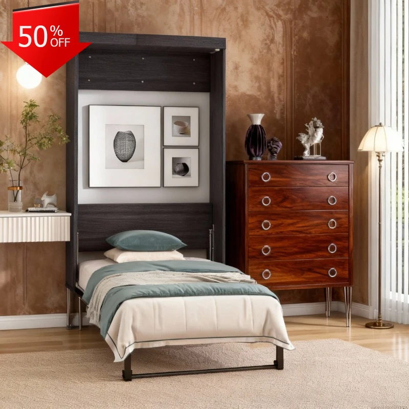 

Double Beds on Clearance Single Bed Frame Queen Bed Bases and Frames Home Furniture Full Bedroom People Sofa Murphy King Size