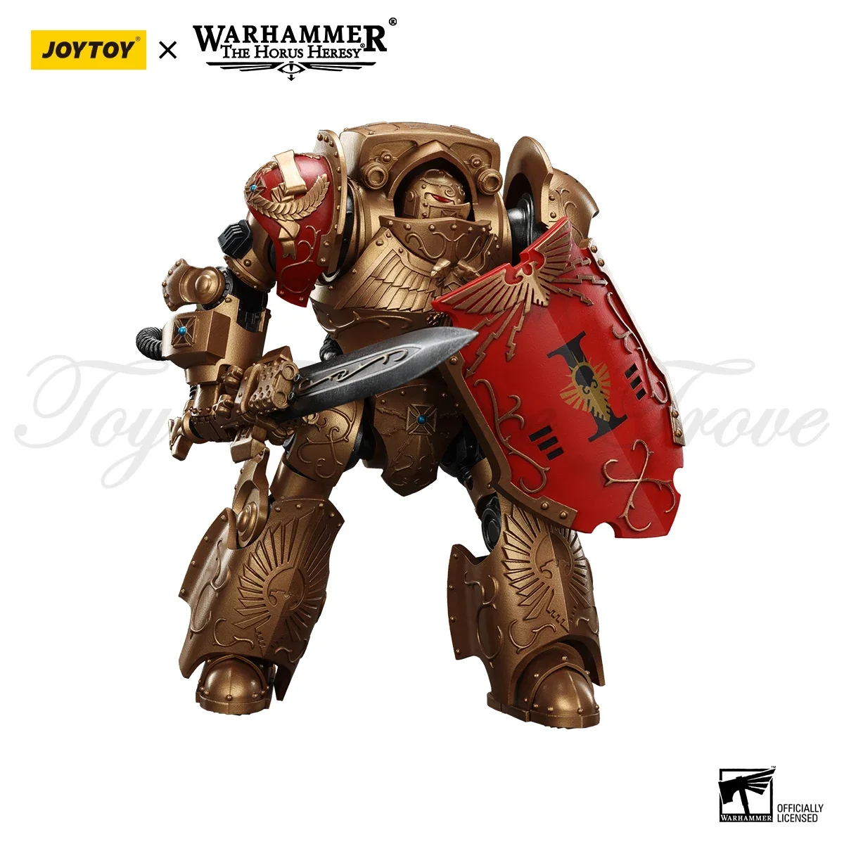 【在庫あり】JOYTOY ウォーハンマー 30k 1/18 アクションフィギュア Legio Custodes Contemptor Galatus Achillus Dreadnought メカフィギュア