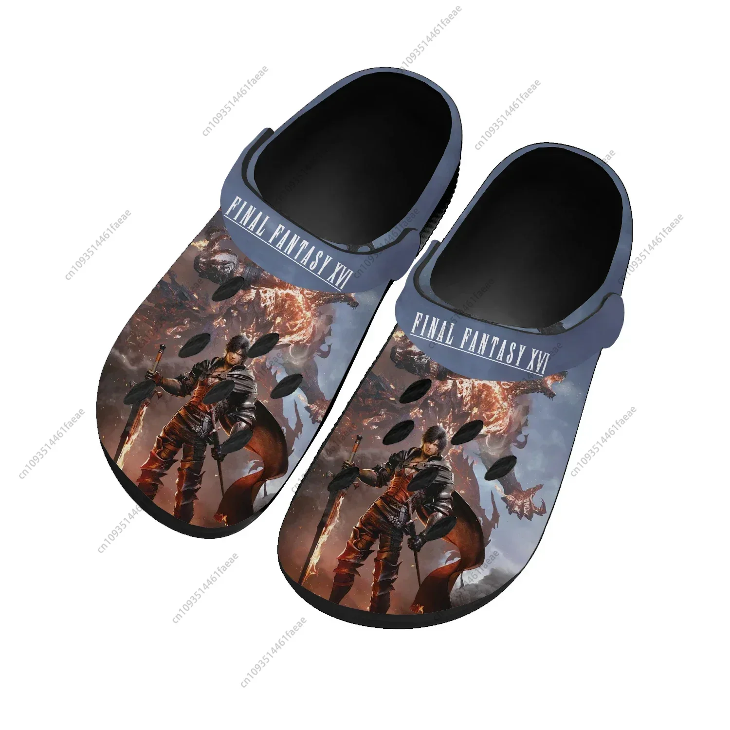 Final Fantasy 16 Home Clogs Cartoon Game Mens Womens Teenager Tailor Made Water Shoes Fashion Garden Beach Hole Slippers Sandals