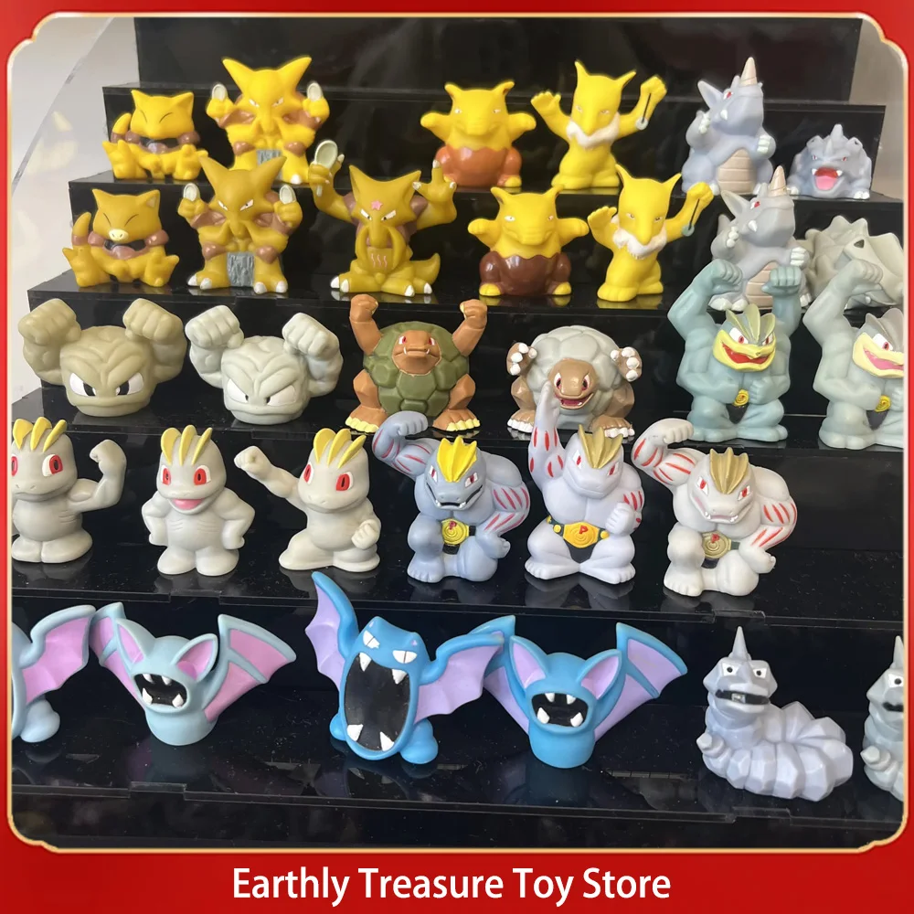 Pokémon Primera Generación: Cubiertas Huecas para Dedos, Figura de Rumble Rock y Little Fist Stone, Artículos de Segunda Mano, Adorno de Escritorio