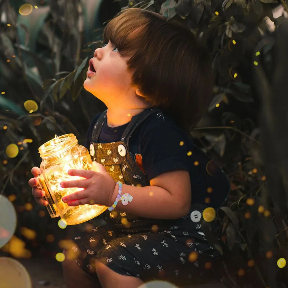 5 pezzi braccialetti con perline unicorno decorazioni colorate per il polso per bambini fatti a mano in materiale acrilico commemorativo di viaggio braccialetti con perline unicorno