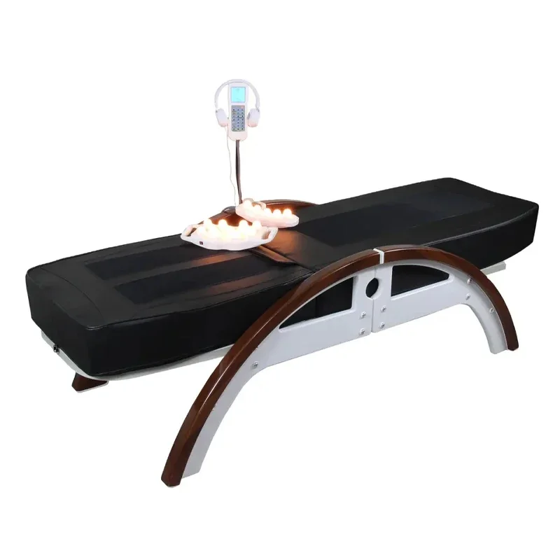 Factory wholesale Electric Full back Whole Body Thermal Jade Roller Korea massage bed Thai Massage Tables & Beds with Music