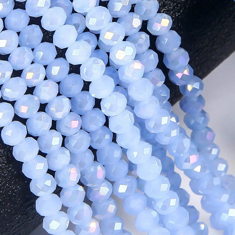 

Бусины из цветного стекла с огранкой, 2 мм, 3 мм, 4 мм, 6 мм, 8 мм, рассыпные, для рукоделия, браслетов, ожерелий, DIY 26BTM7