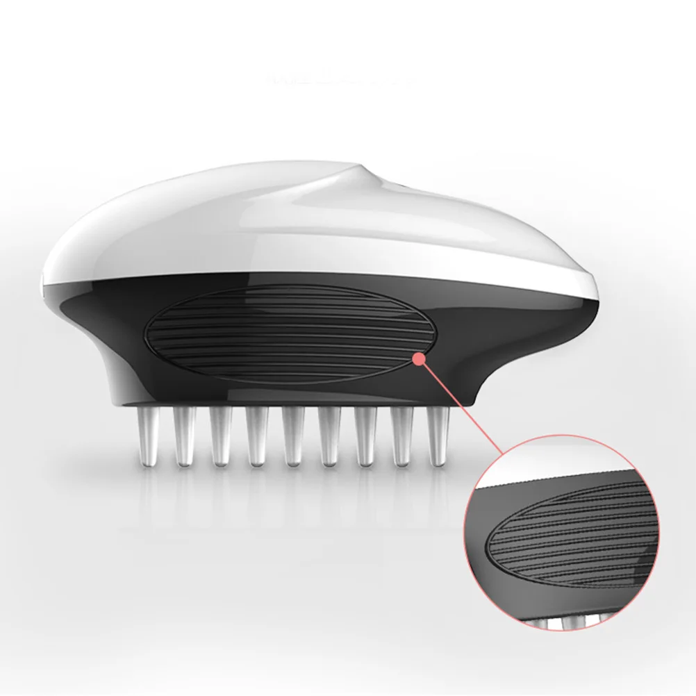 

Head Massage Comb 26 Silicone Contacts High Frequency Vibration Electric Scalp Massager Reduce Hair Loss Anti Slip H