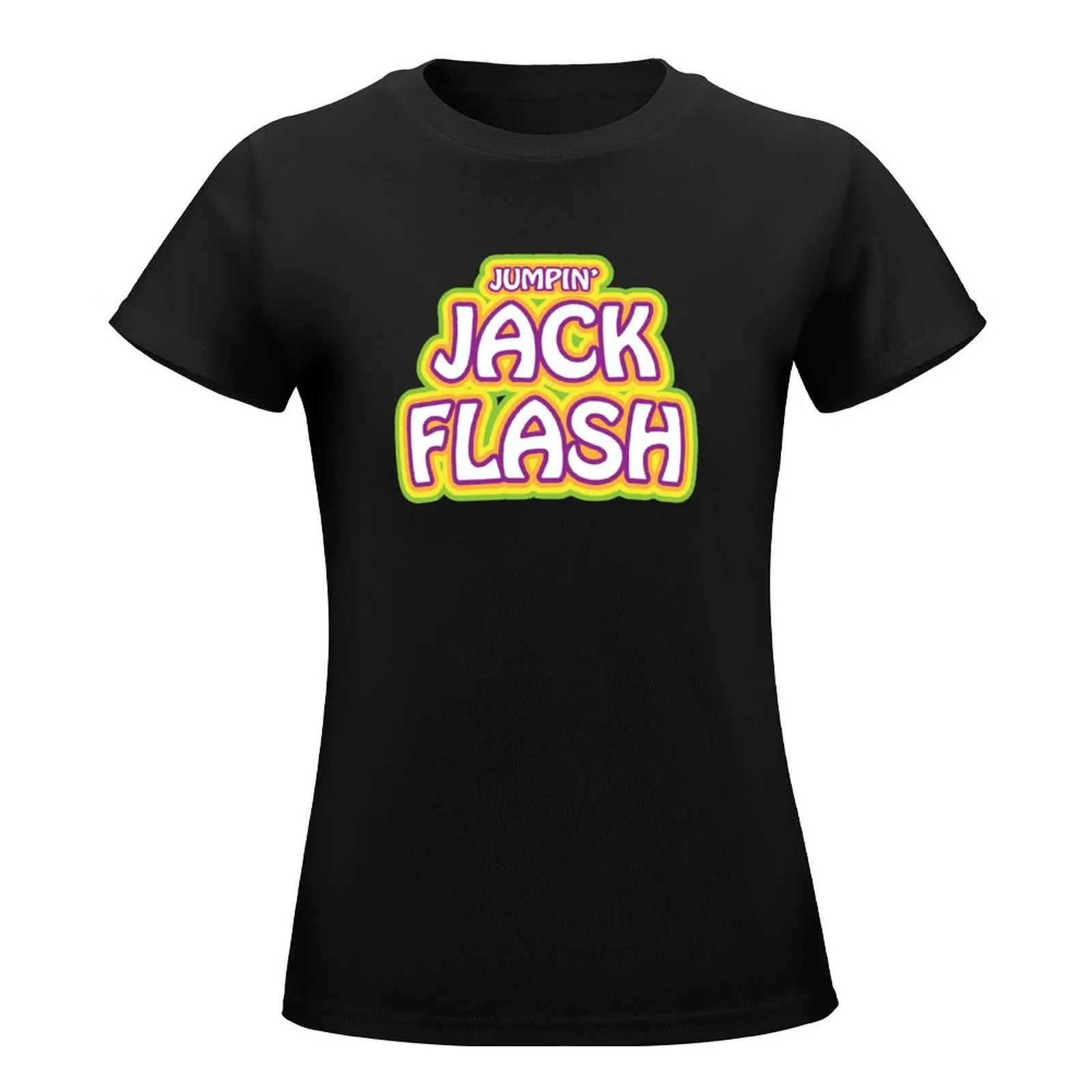 Jumpin' Jack Flash T-Shirt animal print shirt for girls funny white t-shirt dress for Women sexy