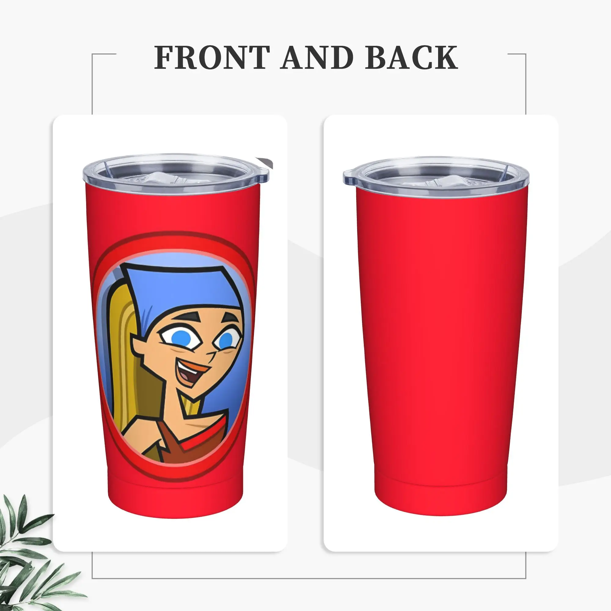 Totals Dramas Island Icon - Lindsay Tumbler Vacuum Insulated  Thermal Cup Stainless Steel Double Wall Mug Water Bottle, 20oz