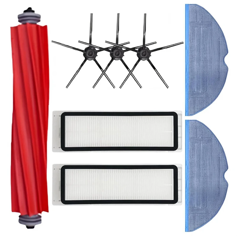 Hot Sale For Roborock S7/S7+/S7 Max/S7 Maxv Plus /S8/S8 Pro /S6 /S6/Q5/Q7 Vacuum Cleaner Parts Main Side Brush Filter Mop Cloth