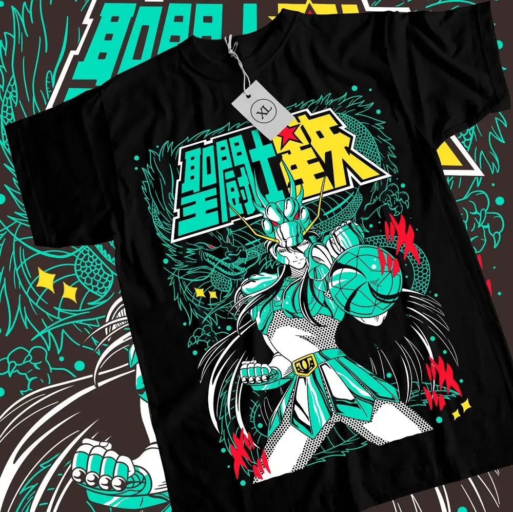 

Dragon Shiryu Saint Seiya T-shirt knights of the zodiac,ikki,manga,anime,shun