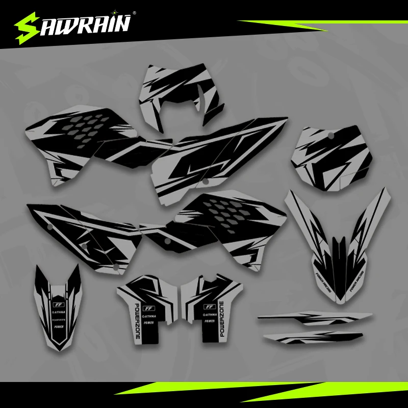 

Sawrain Motorcycle Graphics Backgrounds Decal Stickers Kits for KTM EXC XCW SXF 07-10SXF 08-11EXC 007