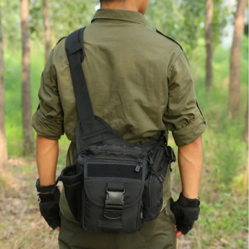 Tactical Sling Pack Outdoor Travel Shoulder Pack Large Capacity Trekking Men's Tactical Messenger Bag Hiking Camera Chest Bag