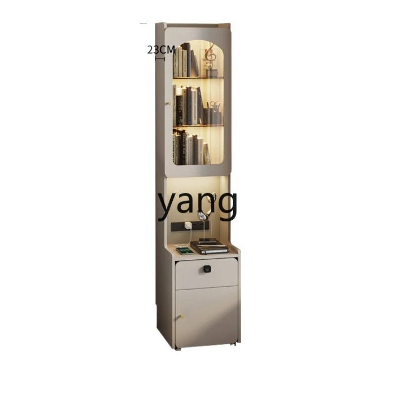 

LH smart bedside table multi-functional high-end household bedroom storage integrated narrow high cabinet