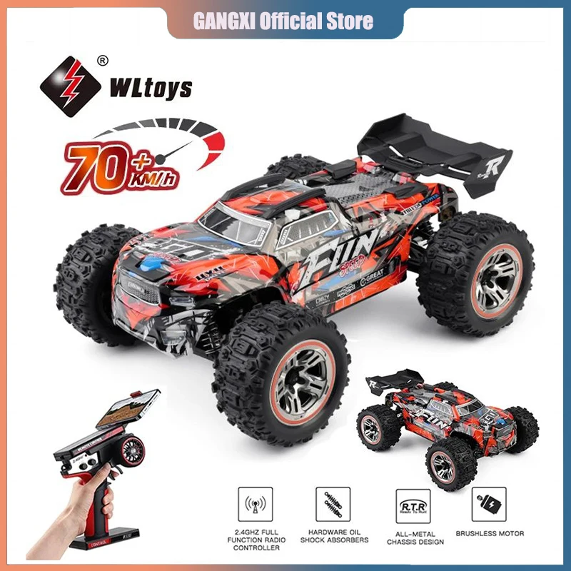 

WLtoys 184008 70KM/H 4WD RC Car Professional Monster Truck High Speed Drift Racing Children's Toys for Boys Christmas Gifts