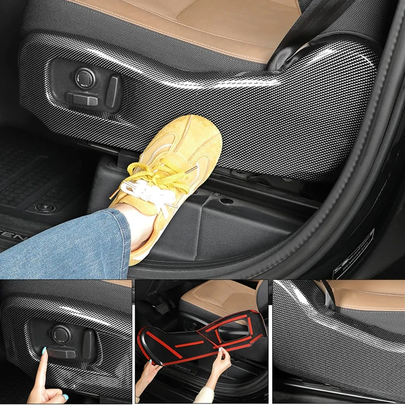 For Land Rover Defender 2020-2026 Seat Adjustment Switch Panel Cover Trim Full Coverage 90/110/130