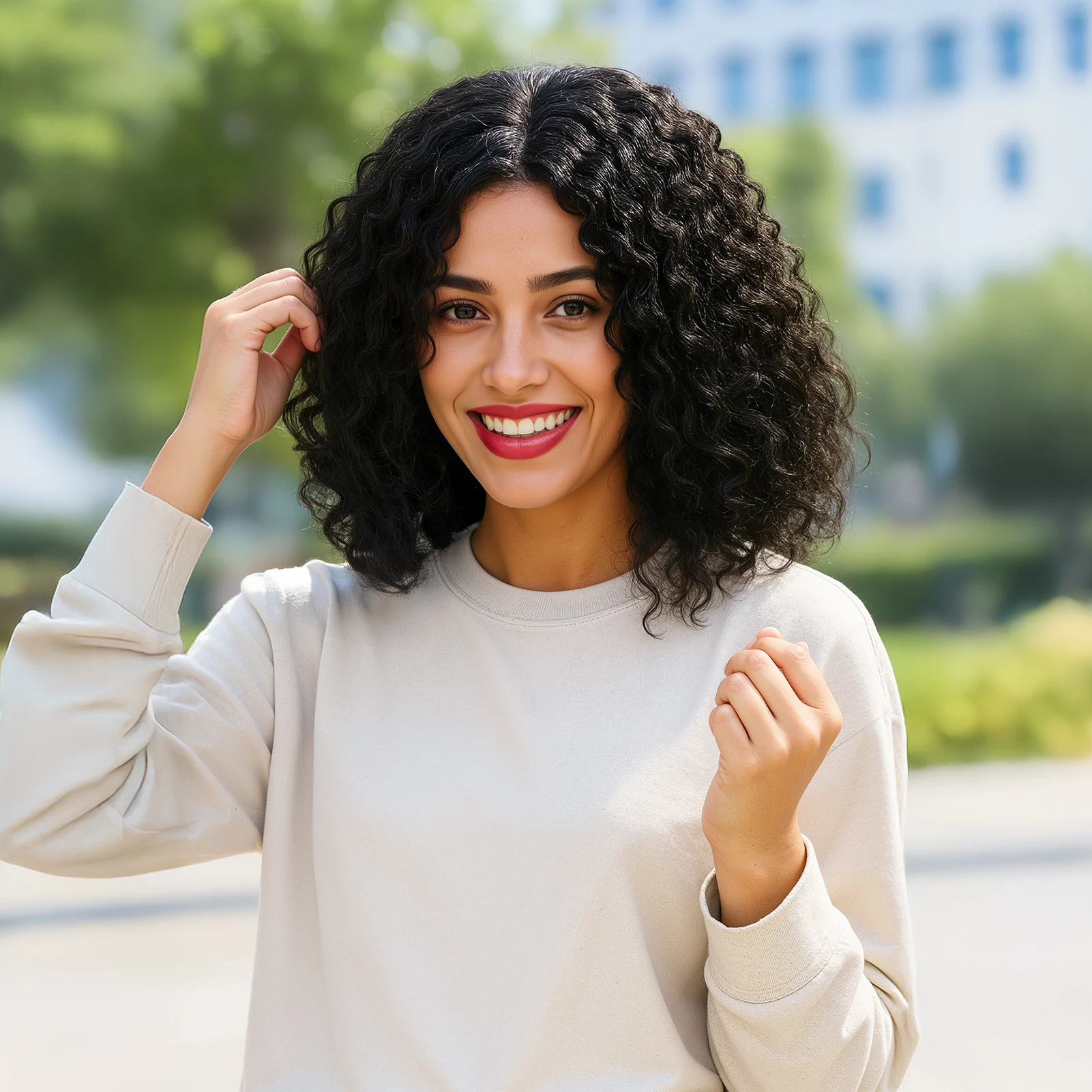 

12-дюймовый короткий вьющийся парик для женщин, дышащий, не повреждающий волосы, парик без запаха для сценического фильма, укладка волос, дропшиппинг из США