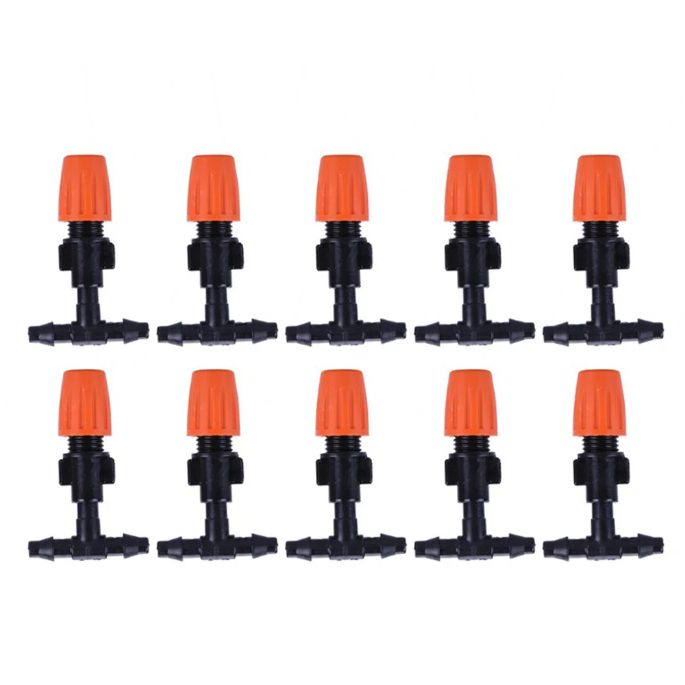 10Pcs Micro Drip Irrigation Plant Self Garden Mist Sprinkler With Atomization Nozzle Water Control Sprayer