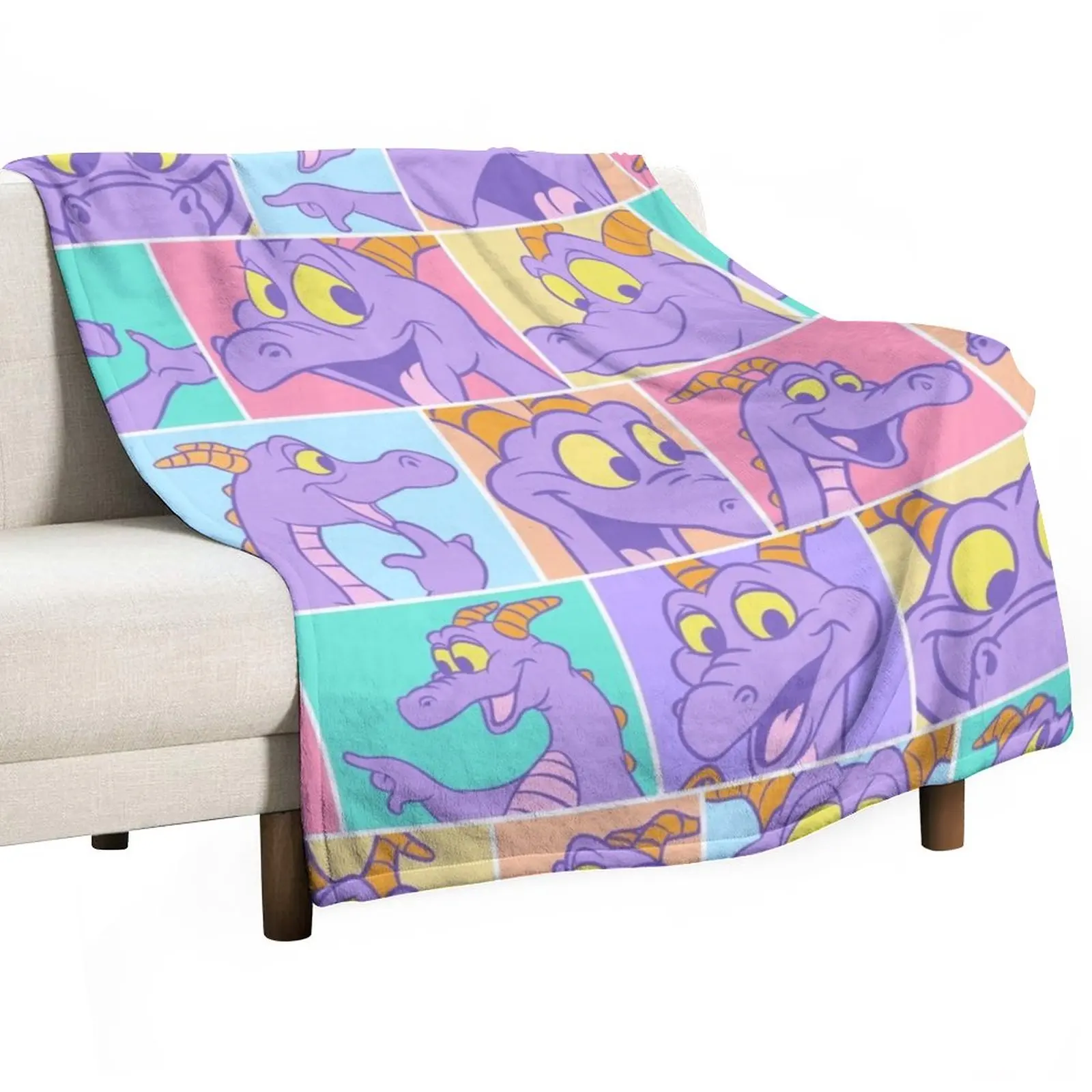 

Figment Block pattern Throw Blanket Sofas Heavy Blanket manga Sofa Blankets