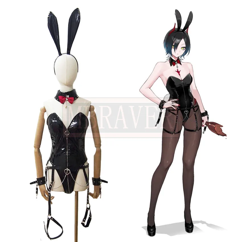 

Game Azur Lane KMS Ulrich von Hutten Bunny Girl Cosplay Costume Party Christmas Halloween Custom Made Any Size