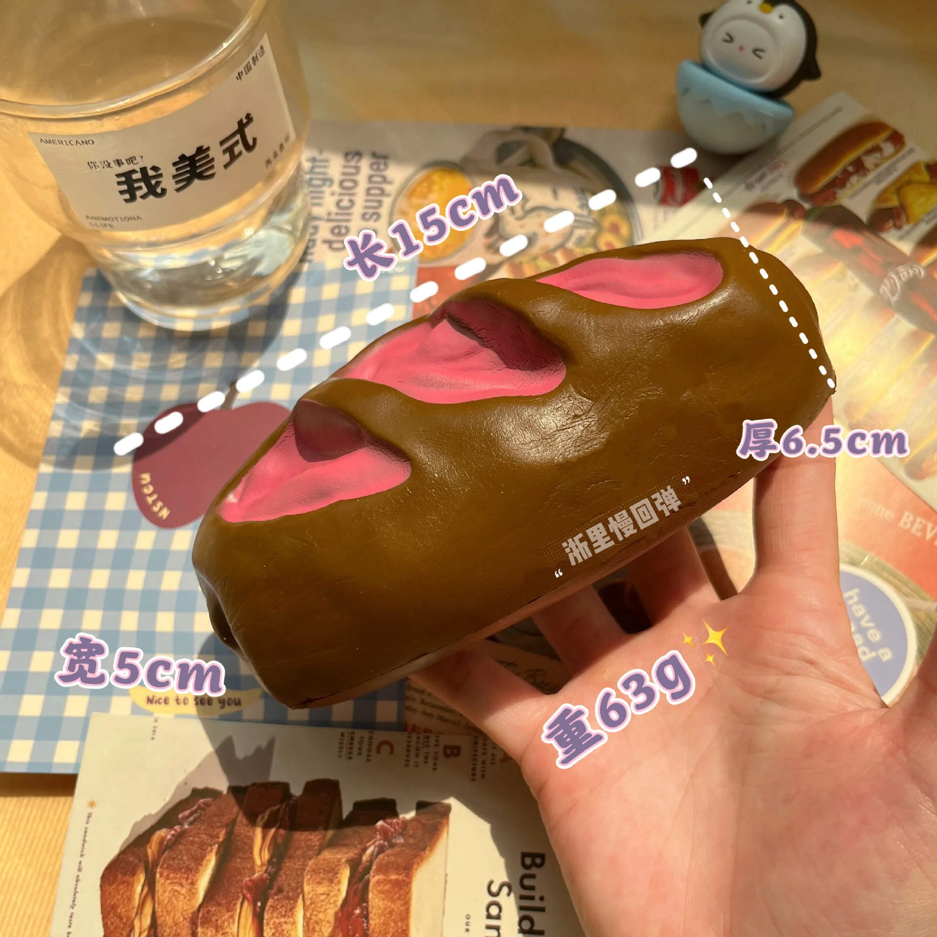 Squishy Purple Potato Bread Slow Rebound Toy Pinch Funny Adult Decompressing Toys Squeeze Anxiety Relief Soft Fidget Bread