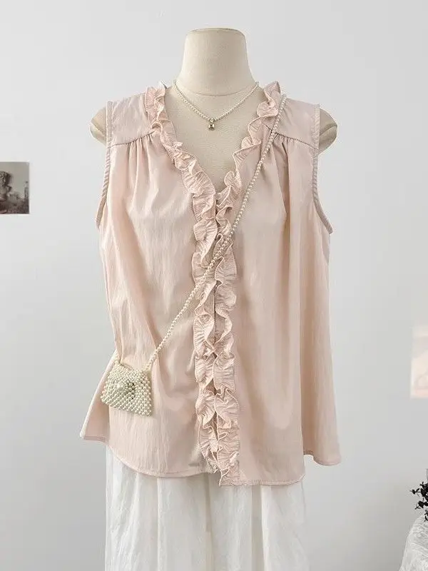 سترة كلاين بلو سيل irt للسيدات صيفية جديدة كورية من Sle Agel سترة خشبية ذات اتجاهين ملابس على شكل حرف V نموذج رفيع فضفاض مناسب #3