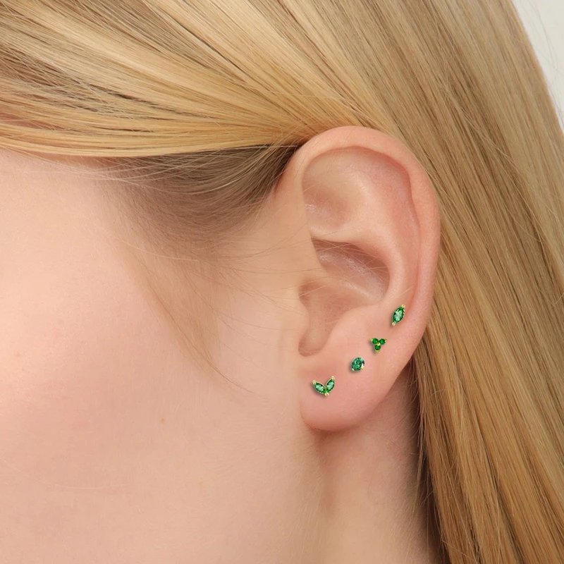 2Pcs Dainty Hypoall…