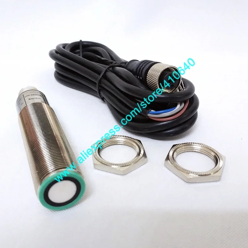 중국 스마트 센서 초음파 거리 센서 변환기, 50 mm ~ 1000 mm 범위 조절 가능, 15 ~ 30V 공급, 0 ~ 10V 출력
