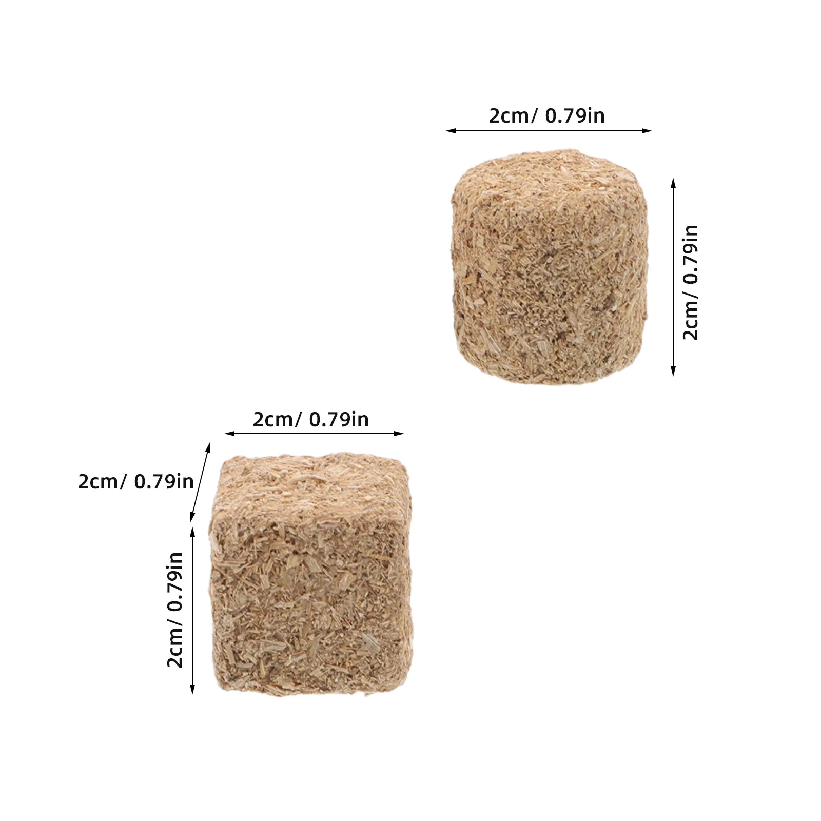 16 Pcs DIY Farm Decorative Mini Hay Cake Toppers Straw Micro Landscape Miniature Accessories