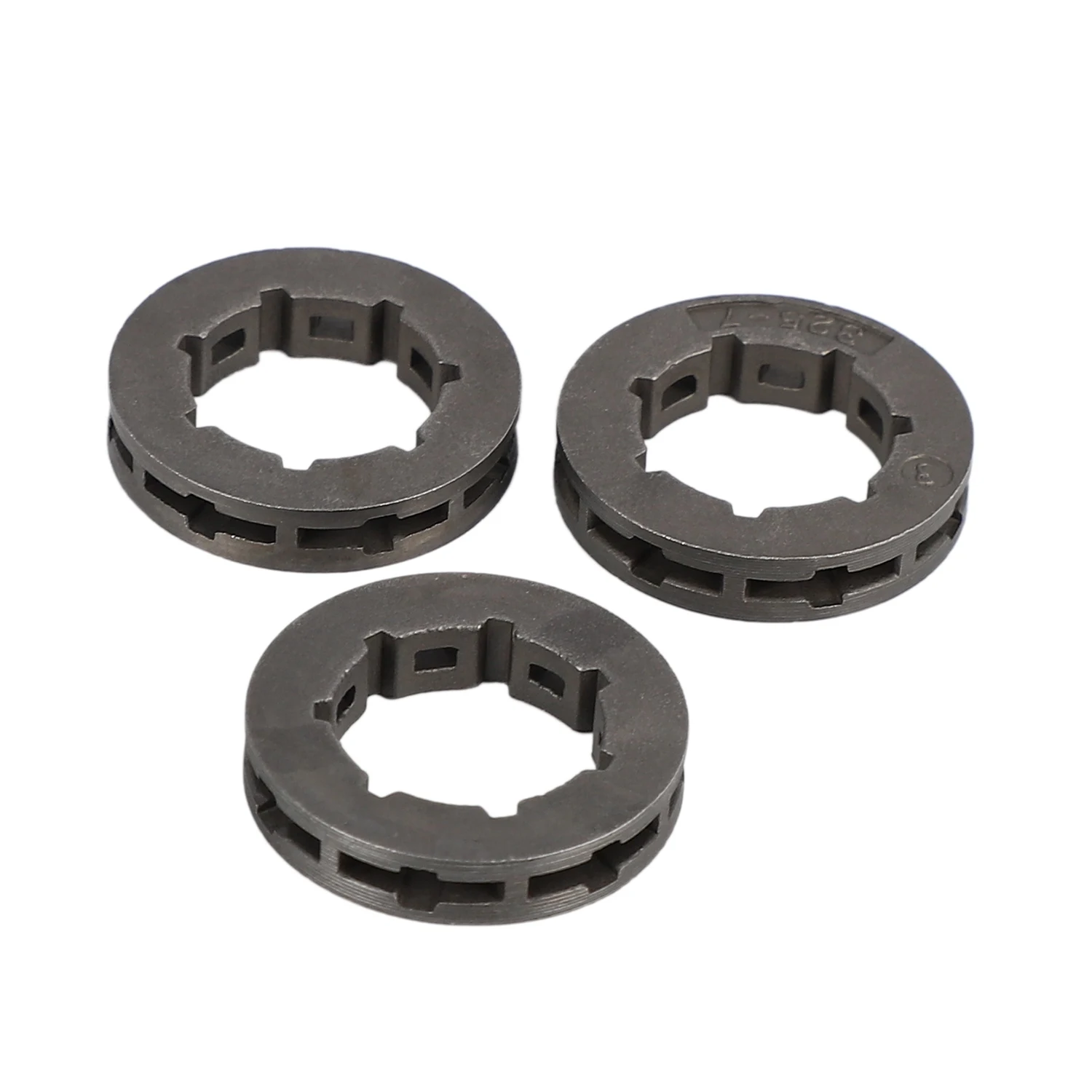 3Pcs Tool Parts Metal Chainsaw Spare Part Chain Saw Sprocket Rim Power Mate 325-7 for Chainsaw Replacement