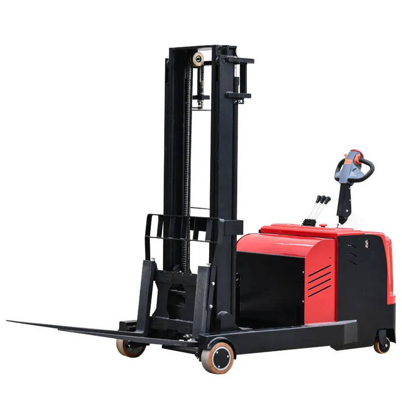 Small reach electric forklift 1 ton 2 tons electric stacking stacking station drive forklift