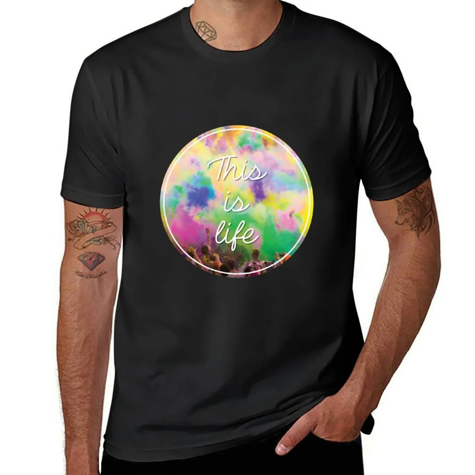 

This Is Life - Festival T-Shirt oversized t shirt customizeds summer top mens tall t shirts