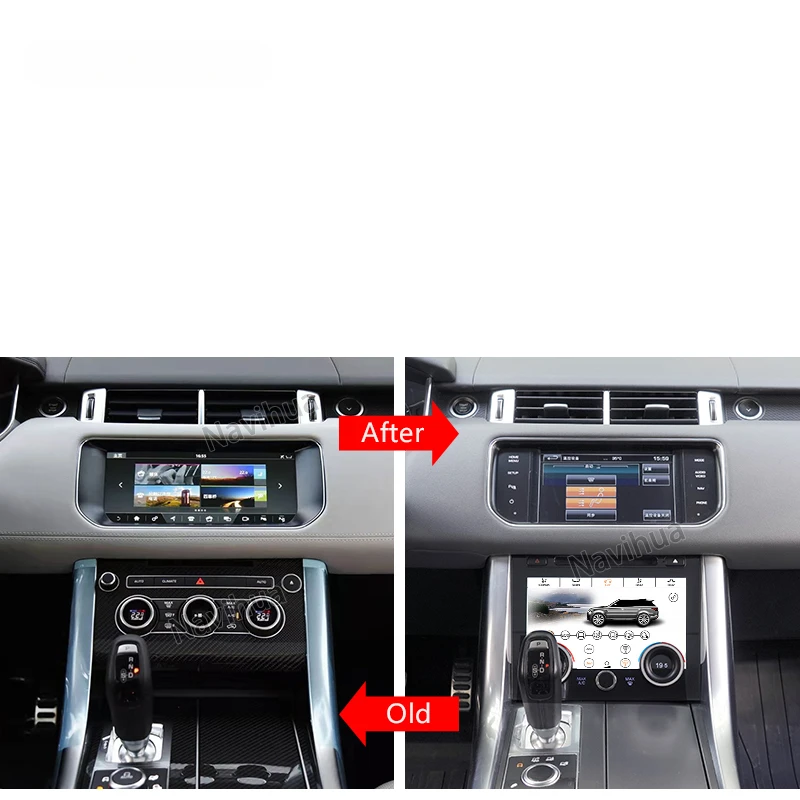 Car Control Touch Stereo Board AC Screen Air Panel Switch LCD Touch Display for Land Rover Sport L494