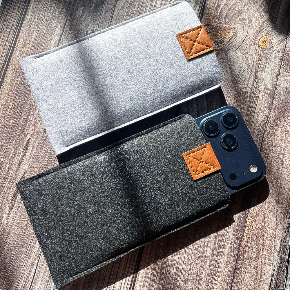 

for iphone 17Pro Max Case,For Apple iphone 17Pro Ultra-thin Handmade Wool Felt phone Sleeve Cover For iphone 17 Air Accessories