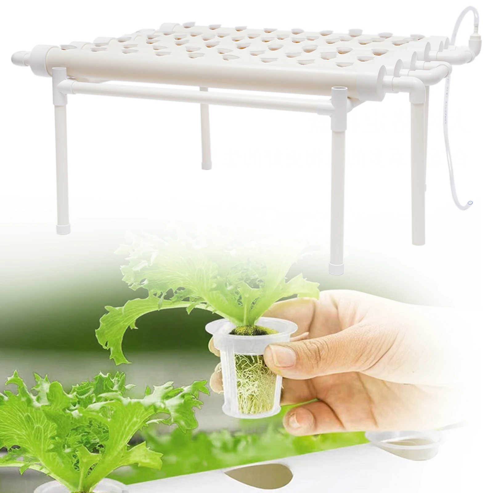 Hydroponic Grow Kit 108 Plant Sites 3 Layer Plant Vegetable Tool Kit 90 Plant Sites 3 layer Plant Grow Kit 54 Plant Sites 1 Laye