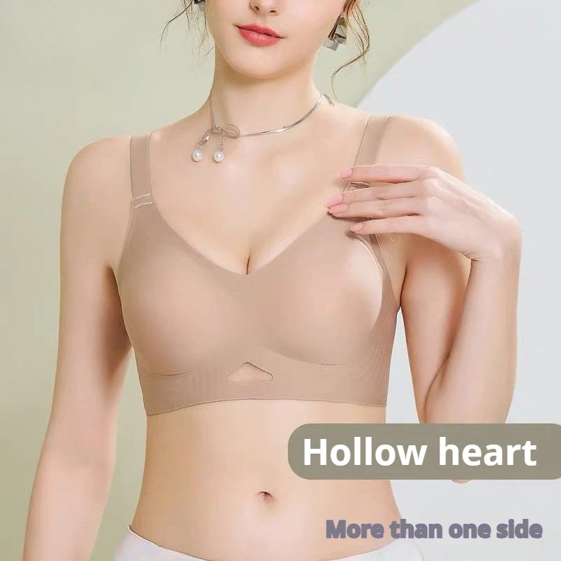 Ultra Comfort Seamless One-Piece Push-Up Bra - Gel-Cupped Wireless Design with Hand-Molded Support for Small Bust & All-Day Wear