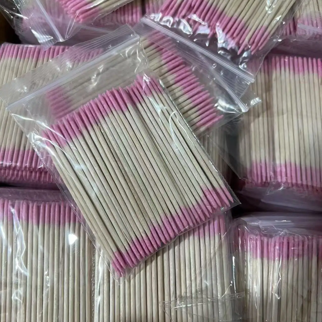 Pennello per microapplicatori monouso da 100 pezzi, tamponi di cotone con punta appuntita, forniture permanenti per tatuaggi, bastoncini per applicatori cosmetici per trucco