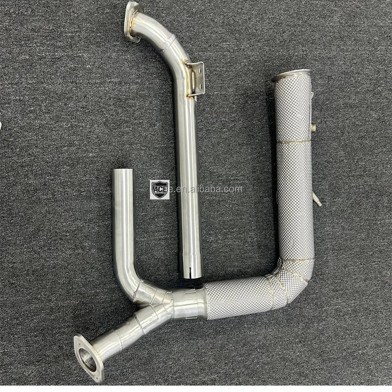 ACE Hochleistungs-Downpipe für Porsche 718 Cayman Boxster 982 2.0T - Auspuffkrümmer aus SUS304 Edelstahl mit Hitzeschutz – Detail 12
