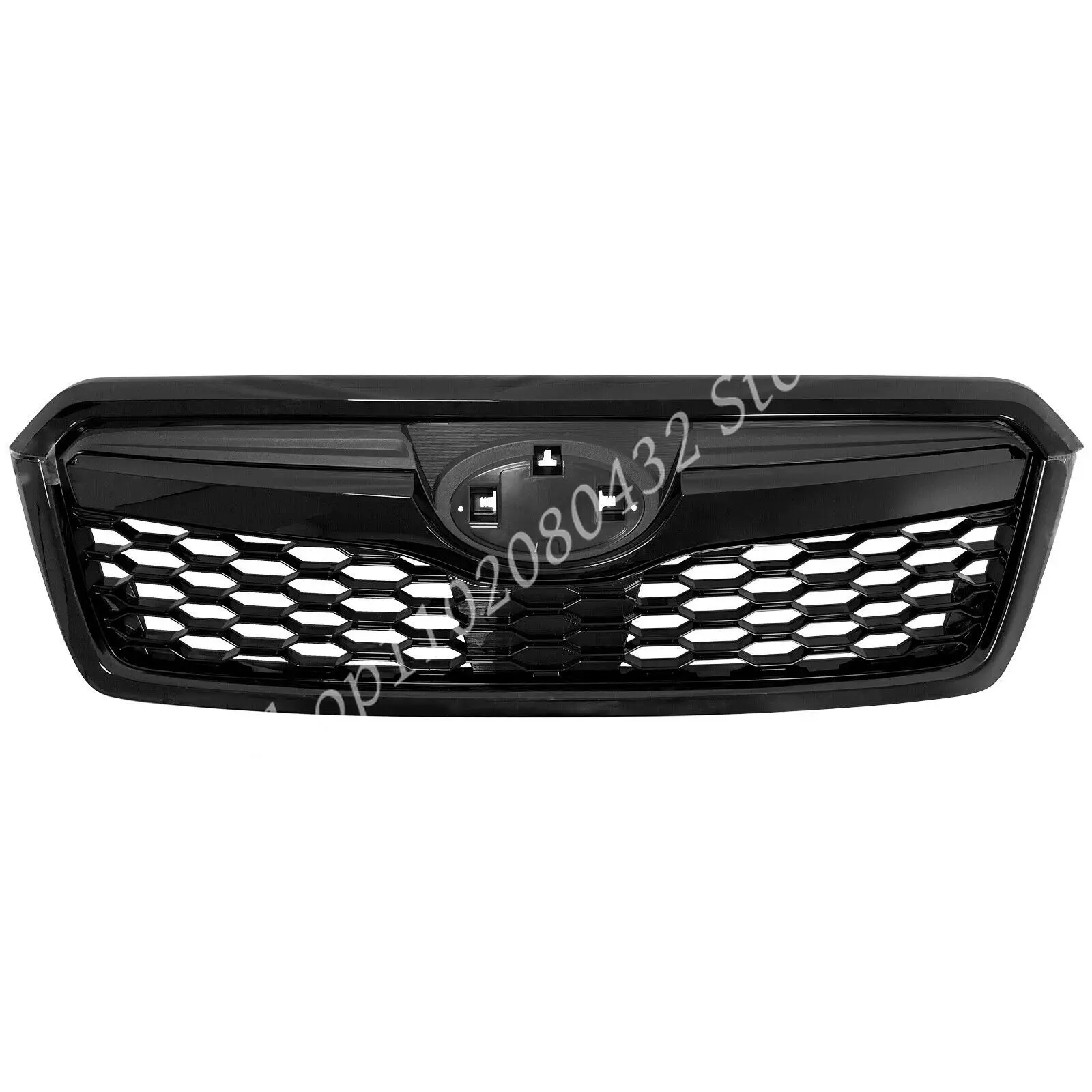 Fit For Subaru Forester STI 2013-2018 Piano Black Front Bumper Mesh Grille Grill 1pcs Racing Grills