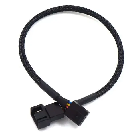 1pc PWM 연장 케이블 메인 보드 CPU 4 핀 팬 4P 어댑터 케이블 컴퓨터 케이스 4 핀 전원 케이블 커넥터 27/42/60/80cm