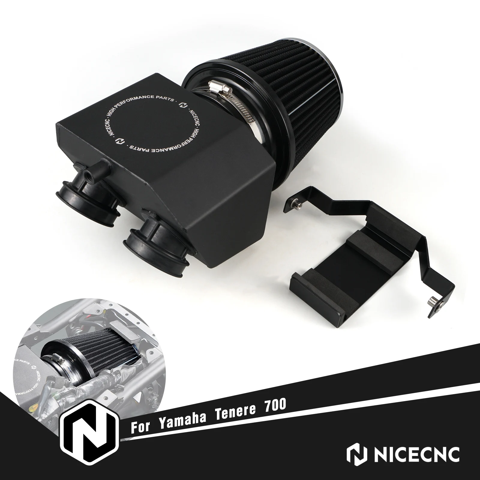 

Motorcycle Air Filter Box Assembly For Yamaha Tenere 700 /XTZ700 2022-2024 2023 Tenere 700 Rally Edition BW3-14401-02-00