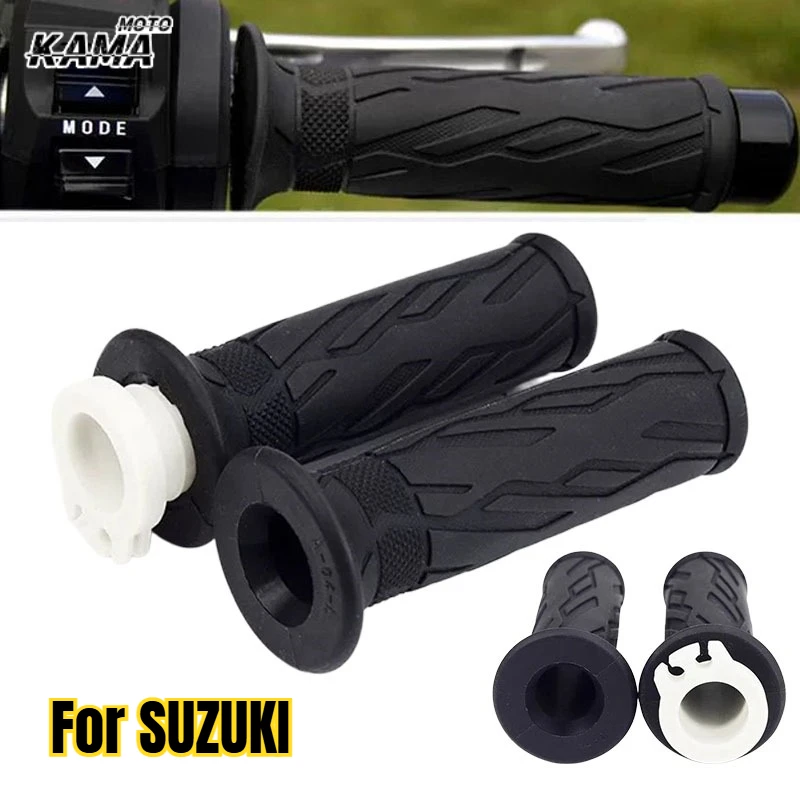 

For SUZUKI GSXR600 750 GSXR1000 SV400/650/1000 Motorcycle OEM Rubber Handle Grips Handle Glue Throttle Handlebar
