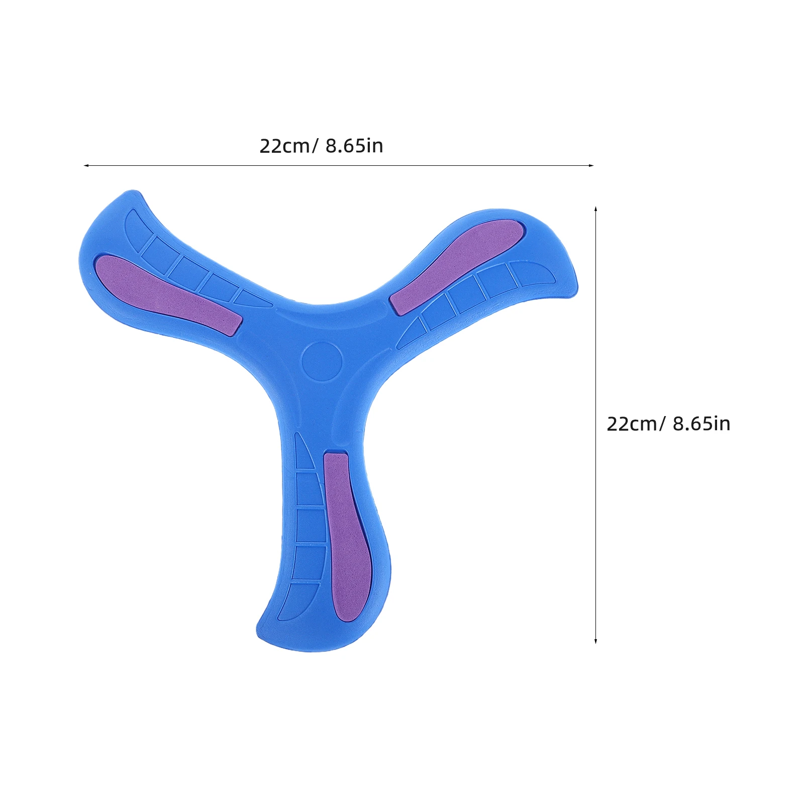 1pc Three Leaf Boomerang Soft Flying Discs Kids Outdoor Sports Toys Durable EVA Stable Flight Fun Games Traditional